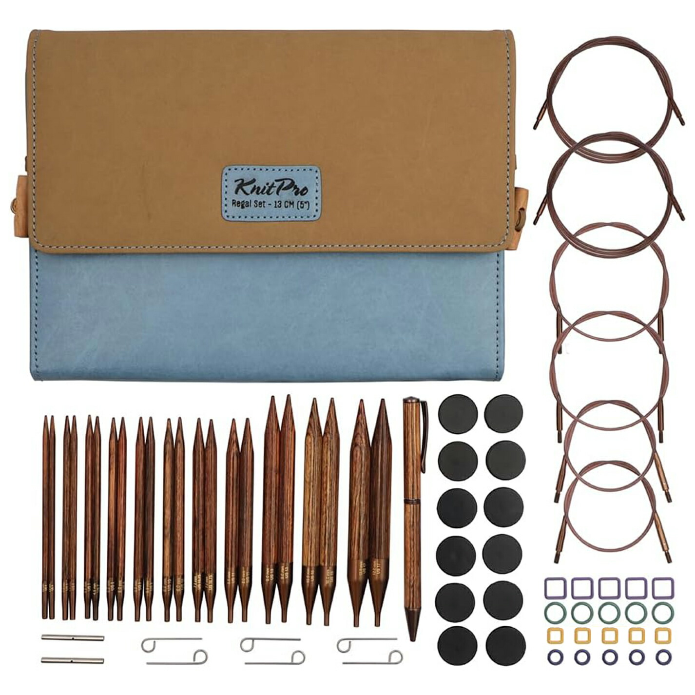KnitPro Ginger(ニットプロジンジャー)5インチ(約13cm)付け替え輪針リーガルセット 31281 11,760円