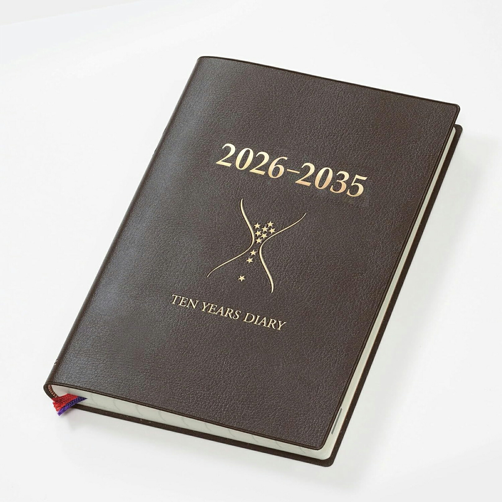 10年日記 2026-2035 B5 こげ茶 N102601