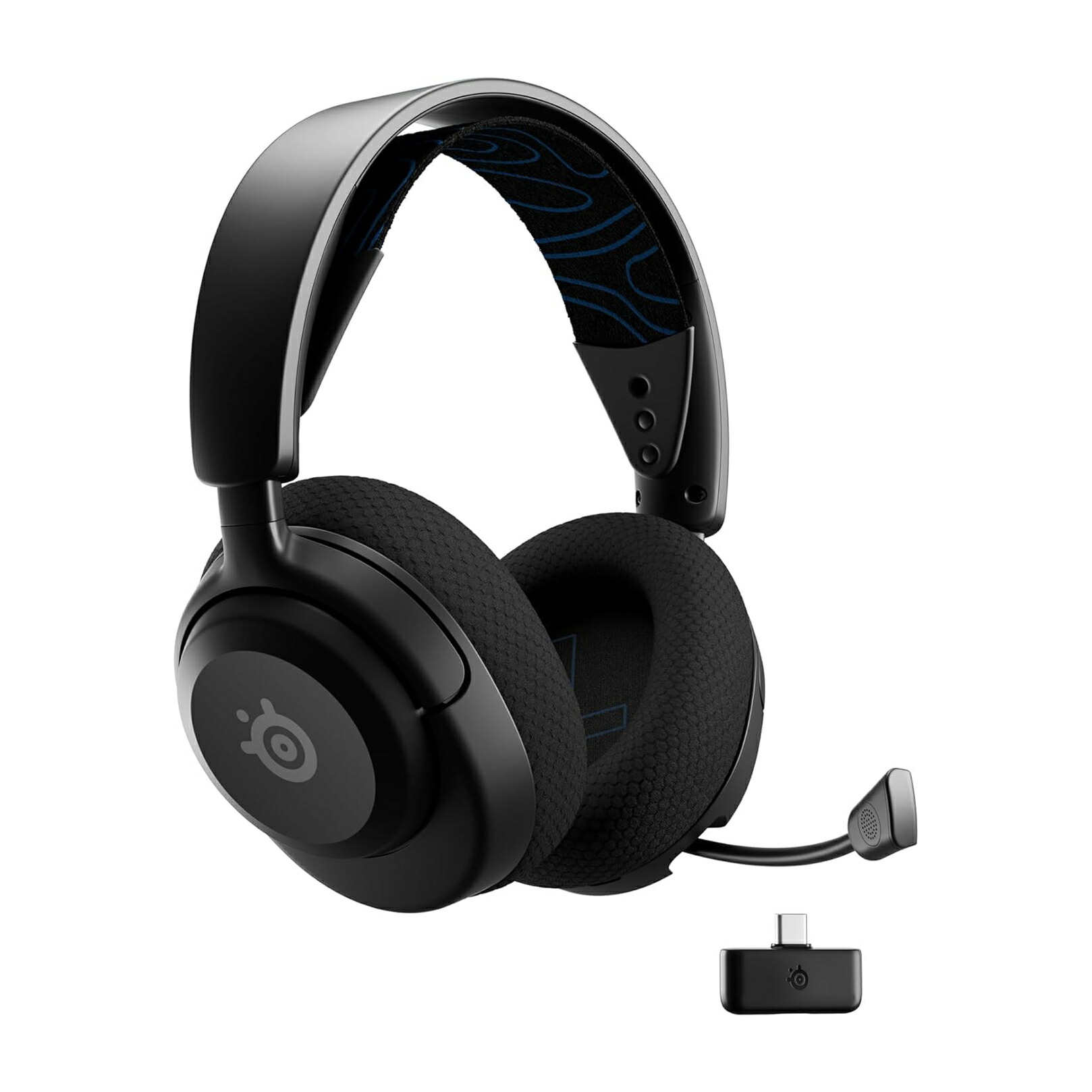SteelSeries 無線電話 ゲーミングヘッドセット Arctis Nova 5P 61673 黒いこと