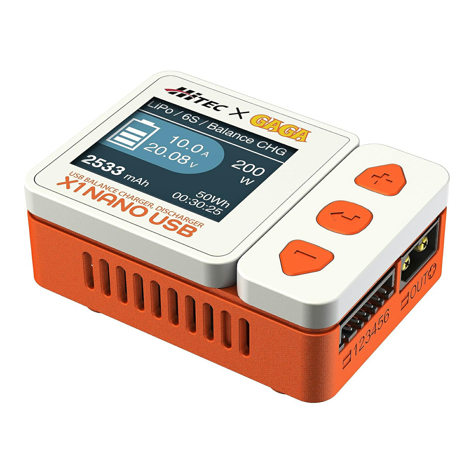 ご機嫌テック X1 NANO USB平衡にする充・放電器 原則としてひな形 (レディオGaGa)