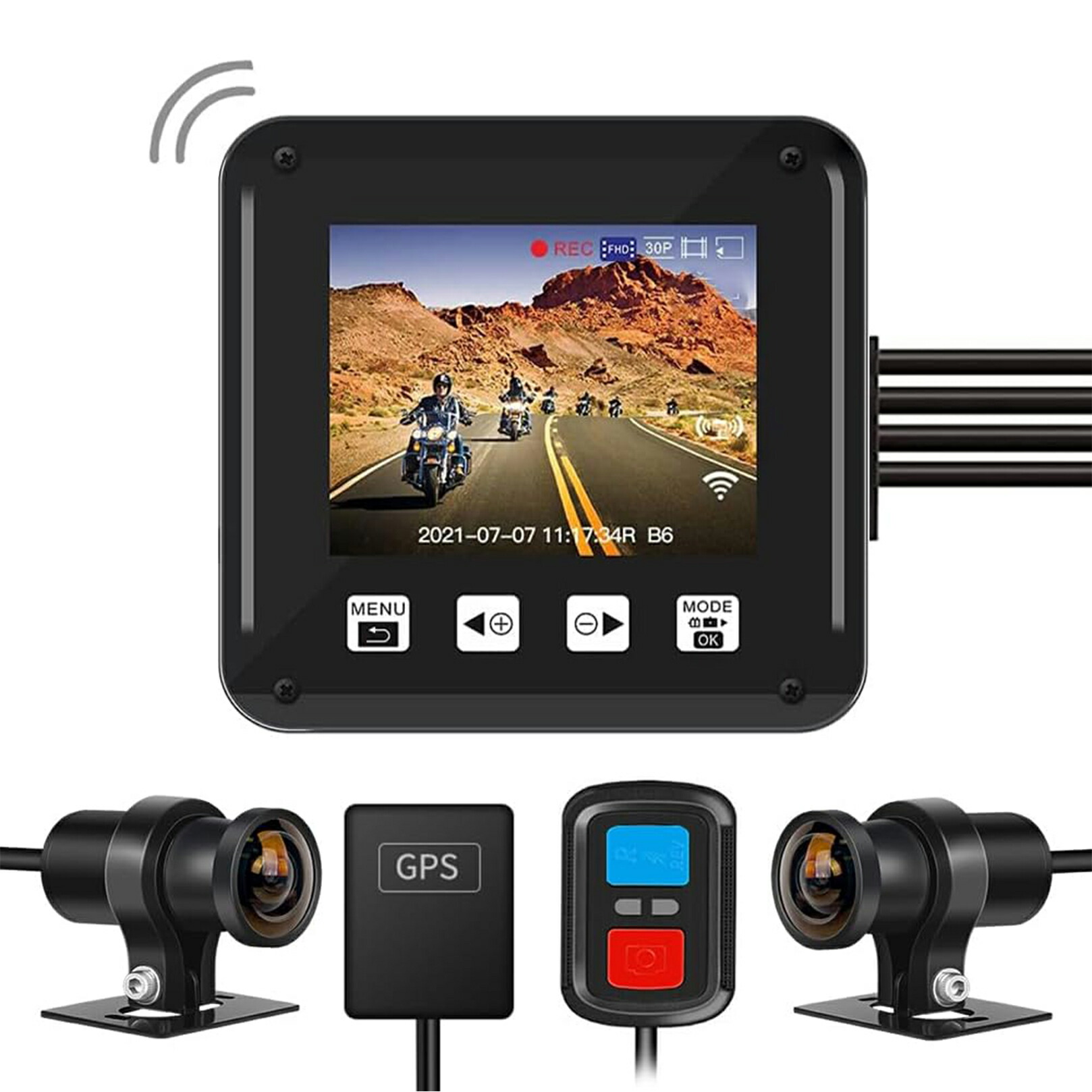 楽天市場】VSYSTO バイク用 ドライブレコーダー 前後カメラ 超暗視機能