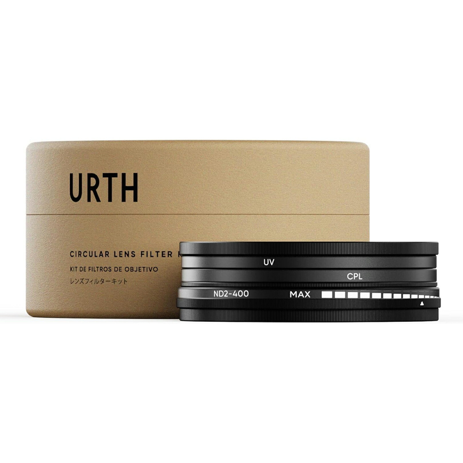 Urth 52mm UV, 偏光 (CPL), ND2-400 レンズフィルターキット X0018JVLKF b088c2z511