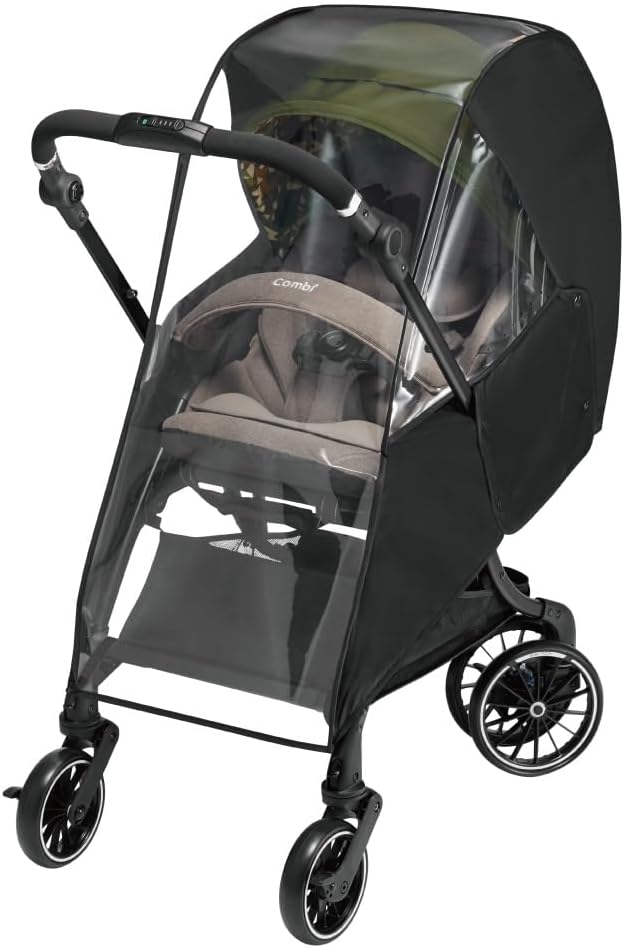 専用レインカバー付き★combi AttO ベビーカーab型　グレー 専用レインカバー付き☆combi AttO ベビーカーab型 グレー Combi