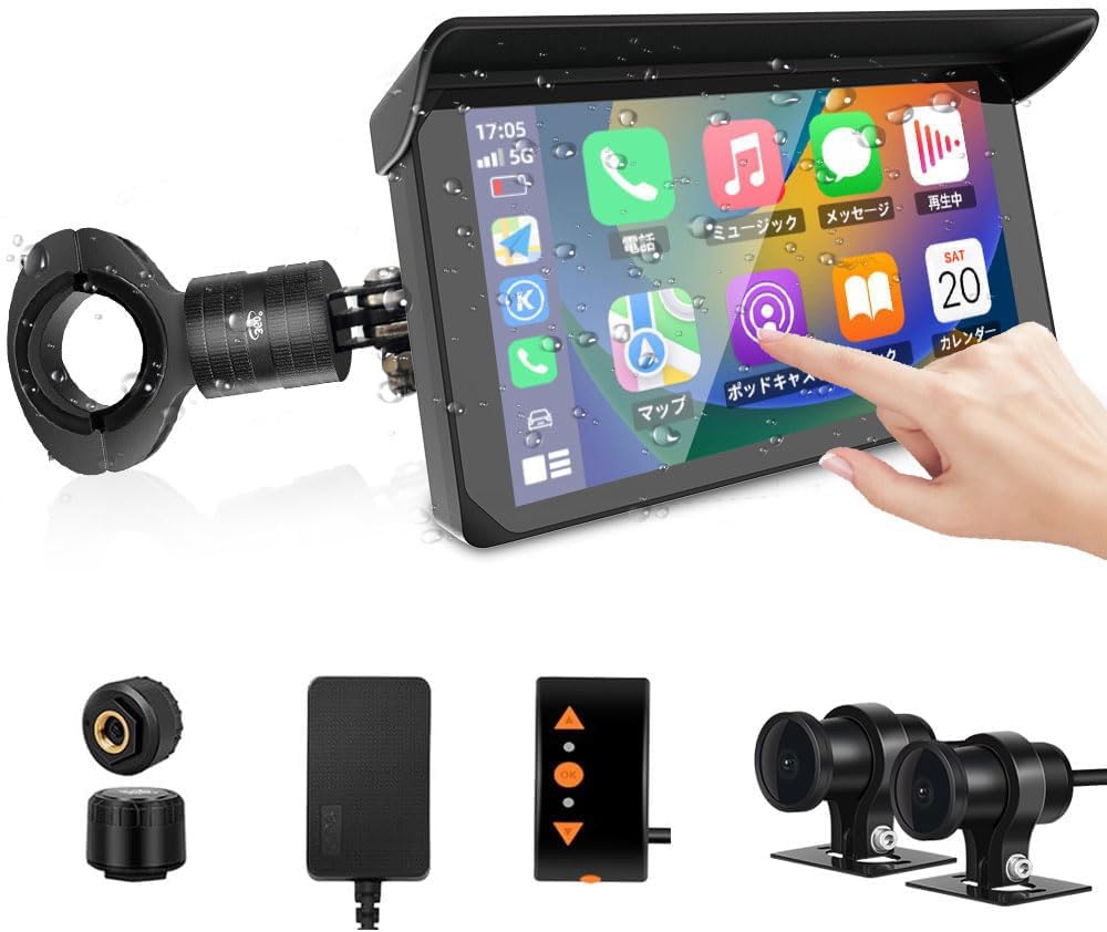 楽天市場】VSYSTO バイク用 ドライブレコーダー 前後カメラ 超暗視機能