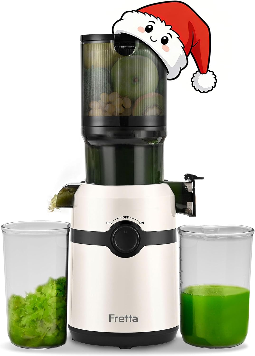 楽天市場】Fretta ジューサー 10.8cm広い投入口 1L大容量 スロー
