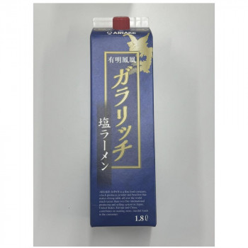 アリアケジャパン 172340 有明鳳凰 ガラリッチ塩ラーメン スープ 1.8L&times;6｜インフォマート