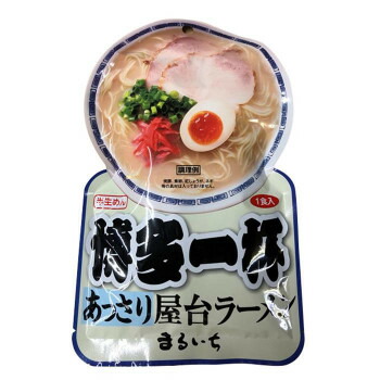 同梱・代引不可まるいち 博多一杯 あっさり屋台ラーメン スープ付 1人前×60入 Z4230
