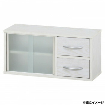カウンター上収納ラック 60幅 オークWH 52284