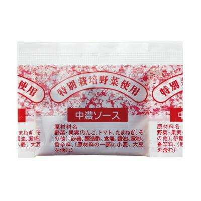 同梱・代引不可タカハシソース　特別栽培の野菜使用 中濃ソース10g　1000個(250&times;4)　022270｜インフォマート