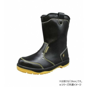 福山ゴム工業　作業靴 キャプテンプロセフティー 216　29.0cm ブラック ER17800