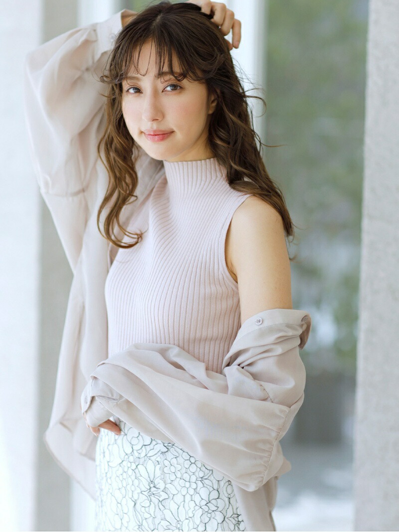 市場 12gボトルnノースリリブニット ニット イング Ingni ノースリーブニット ベスト