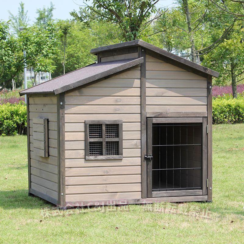 醇乎たる材の犬掘ったて小屋 戸外の木造犬掘ったて小屋（株）C\u0026J 大型犬掘ったて小屋 戸外雨合羽犬掘ったて小屋 ハウス・犬小屋-ペット・ペットグッズ