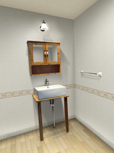 Mdc 2 モダンカントリー洗面化粧台セット 株式会社インクコーポレーション