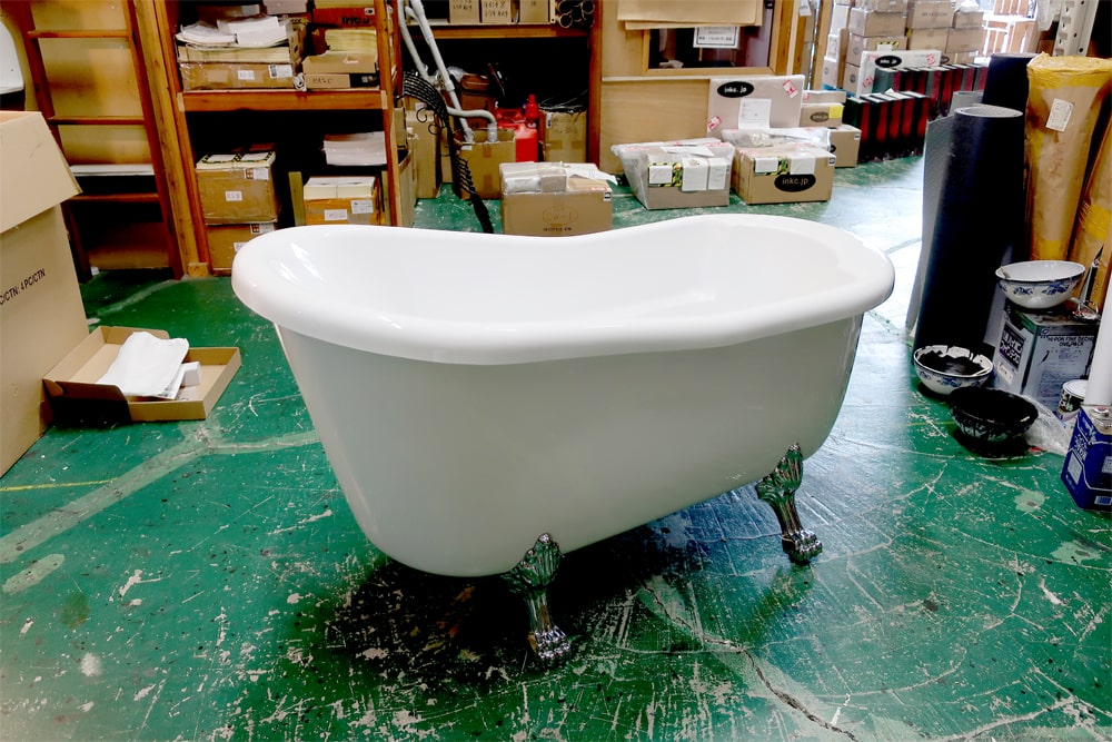 【楽天市場】【限定1台】猫足バスタブ 置き型 浴槽 アウトレット W1700×D845×H1170 品番INK0201023HO：インク