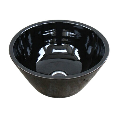 おしゃれ 和風 手洗い鉢 Ink h 株式会社インクコーポレーション すり鉢のような黒い洗面ボウル W310 D310 H1 すり鉢 オーバーフロー無し 黒 洗面ボウル 洗面ボウル 洗面用設備 オーバーフロー無し