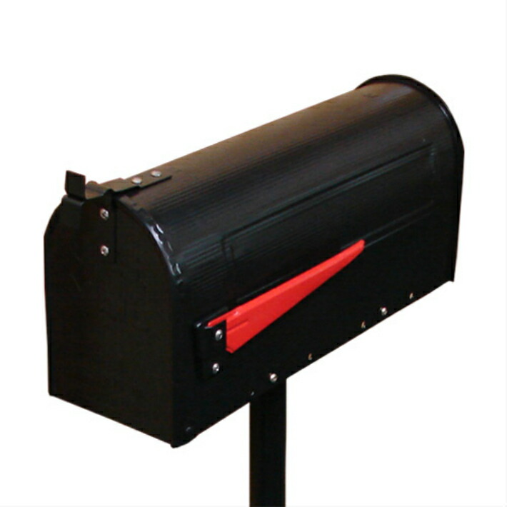 郵便ポスト 三協立山アルミ アメリカンポスト BA-7型 黒 ポスト本体　台座 楽天市場】郵便ポスト 郵便受け 三協立山アルミ アメリカンポスト BA-7