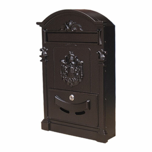 楽天市場】ポスト 壁掛け 鍵付き おしゃれ アイアン 白 マットホワイト