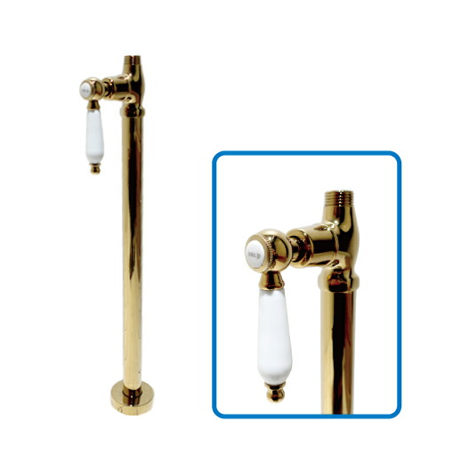 限定価格セール のストレート止水栓 リフォーム 陶器レバーがおしゃれな床用止水栓 陶器レバー おしゃれ Diy ゴールド Diy リフォーム 床給水用 洗面用設備 金 品番ink gt 無料配達の