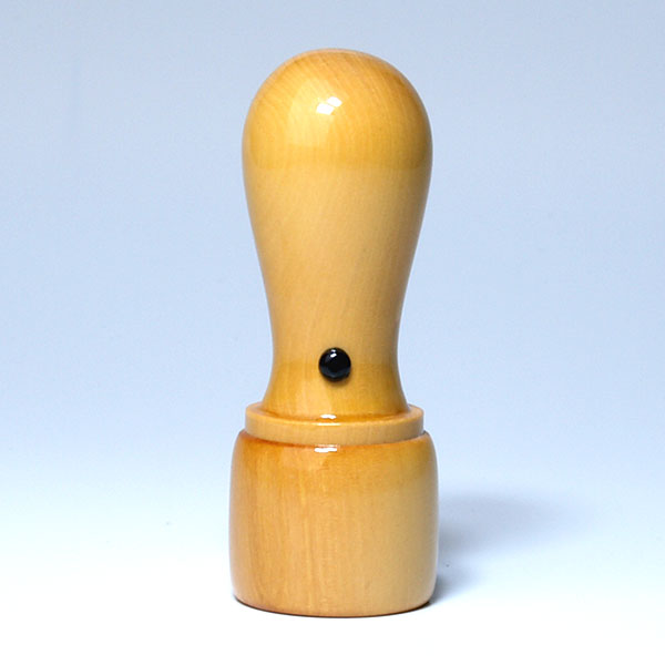 法人印鑑・銀行印[職人彫り]・柘・丸天丸・印面直径約21mm×長さ約60mm・ケース別売り