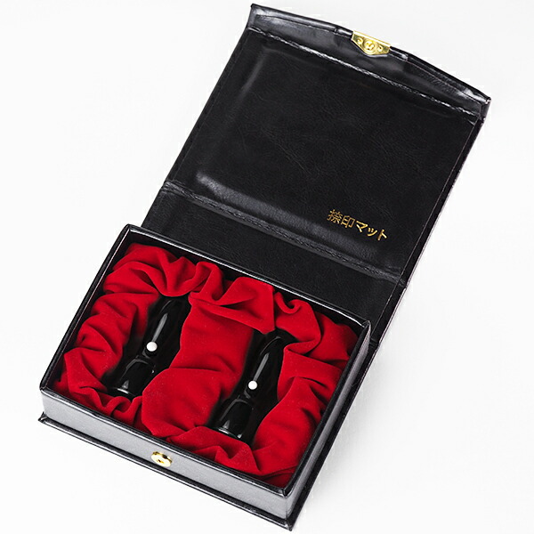 日本産 法人印鑑 手彫り仕上げ コンタクト黒水牛スタンダードセット 代表者印 丸天丸18mm 銀行印 丸天丸18mm コンタクトセットケース2本用 Smtb Td 売り切れ必至 Www Intime Univ Org