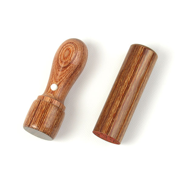 法人印鑑[手彫り仕上げ]・彩樺コンパクトセット/代表者印(丸天丸18mm):銀行印(丸寸胴16.5mm)【smtb-td】