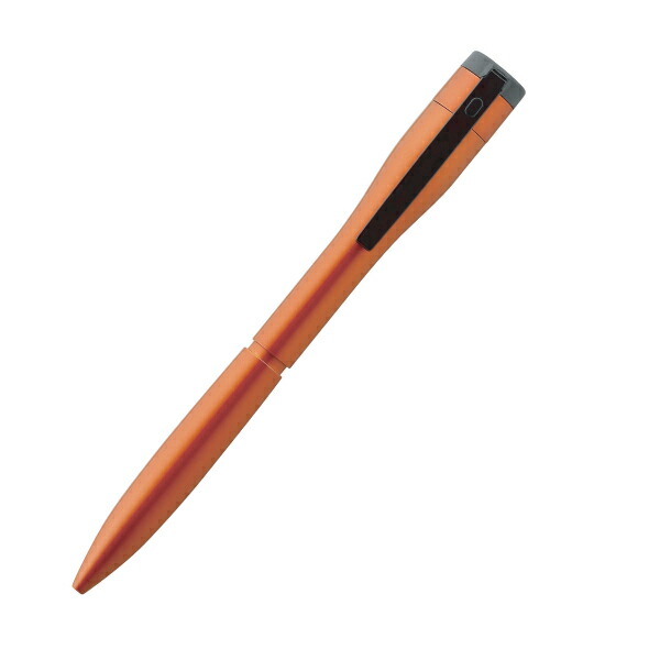 シャチハタ・キャップレスエクセレント・ボールペン・本体色：オレンジ・本体のみ（ネーム部別売り）[Shachihata・CAPLESSEX・TKS-UXC3]／商品コード:50815