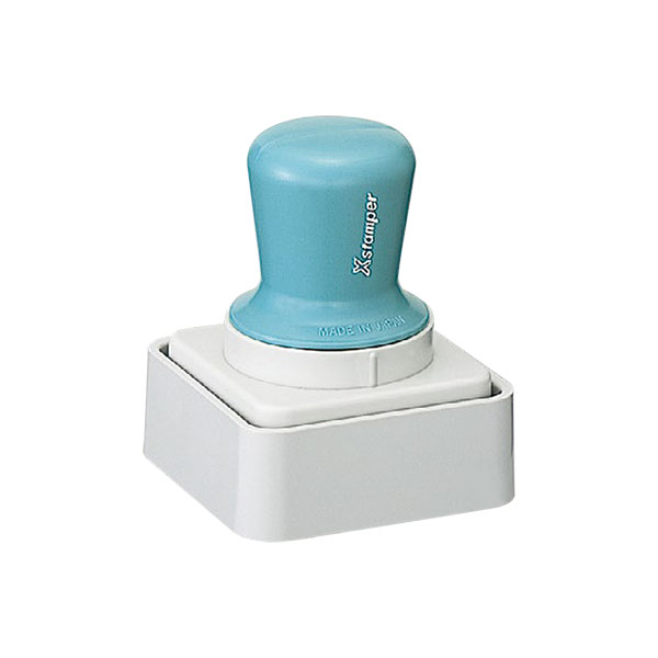 シャチハタ・特角50号・印面50x50mm・短柄(別注品・Aタイプ)[Shachihata・Xstamper・XS-50S]／商品コード:19501