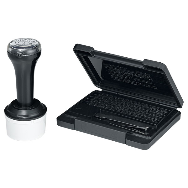 シャチハタ・タートスタンパー丸型30号日付差替印・略西暦表示・印面直径30mm(別注品・Aタイプ)[Shachihata・Xstamper・XQTD-30CSN・XQTR-20／Y-70N]／商品コード:49413