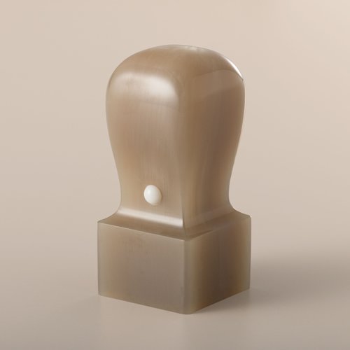 【送料無料】法人印鑑/角印 牛角純白/角天丸/27mm/ケース別売 法人用 社判 社印 判子 いんかん はんこ ハンコ 会社設立 仕事 登記 開業 起業｜印鑑の匠　店