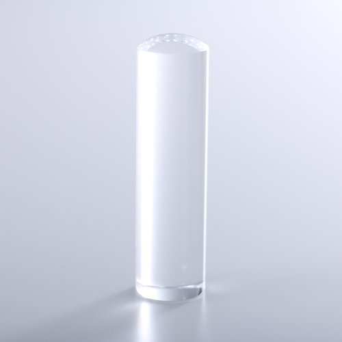【送料無料】水晶（クリスタル）の実印/16.5mm/ケース別売 個人いんかん はんこ ハンコ 判子 就職祝い ギフト 祝い プレゼント 贈りもの 女性 男性 子供｜印鑑の匠　店