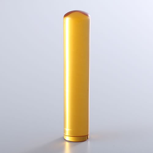 【送料無料】黄水晶（シトリントパーズ）の銀行印/12mm/ケース別売 個人いんかん はんこ ハンコ 判子 就職祝い ギフト 祝い プレゼント 贈りもの 女性 男性 子供