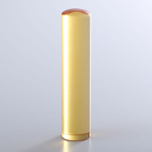 【送料無料】黄水晶（シトリントパーズ）の実印/13.5mm/ケース別売 個人いんかん はんこ ハンコ 判子 就職祝い ギフト 祝い プレゼント 贈りもの 女性 男性 子供 11,925円
