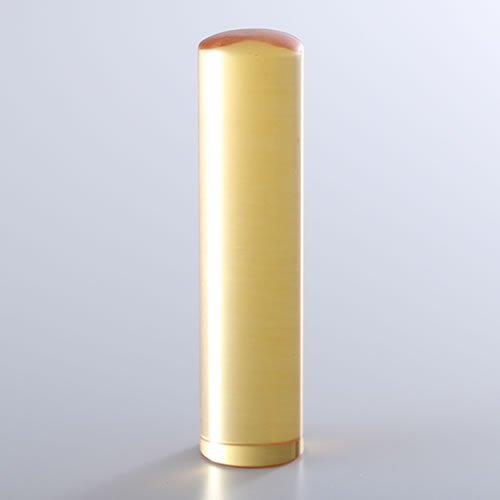 【送料無料】黄水晶(シトリントパーズ)の実印/15mm/ケース別売 個人いんかん はんこ ハンコ 判子 就職祝い ギフト 祝い プレゼント 贈りもの 女性 男性 子供|印鑑の匠 店
