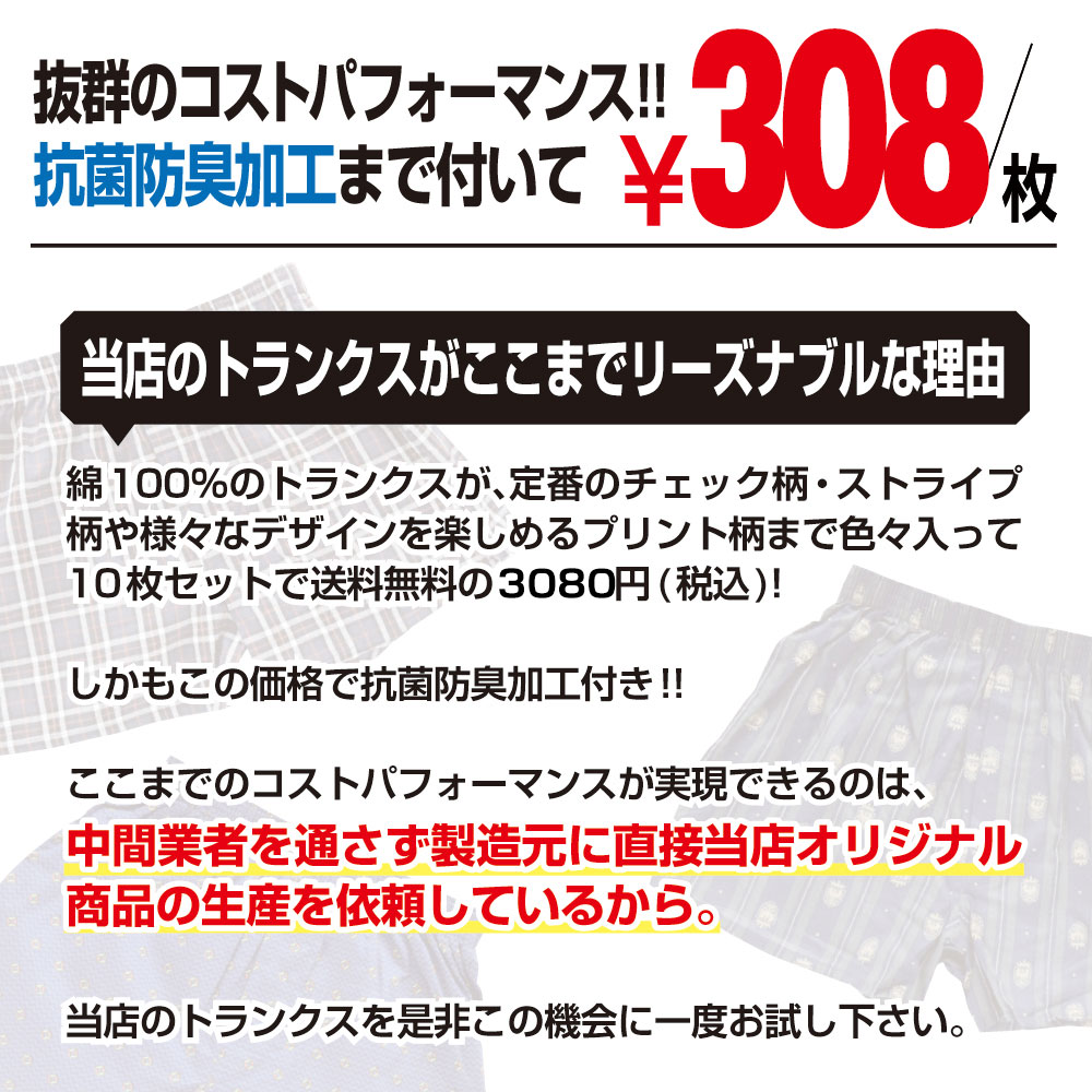 SALE／98%OFF】 トランクス メンズ 6枚 セット 抗菌防臭加工 プリント 綿100% 前開き ボタン付き 紳士 男性 パンツ 下着 肌着  おしゃれ インナー アンダーウェア M L LL まとめ買い プレゼント お得 送料無料