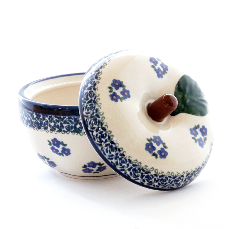 [Zaklady Ceramiczne Boleslawiec/ザクワディ ボレスワヴィエツ陶器]リンゴのポット12.5cm-224 ポーリッシュポタリー ポーランド陶器