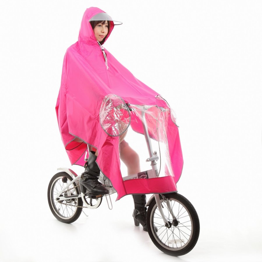 雨 カッパ 自転車