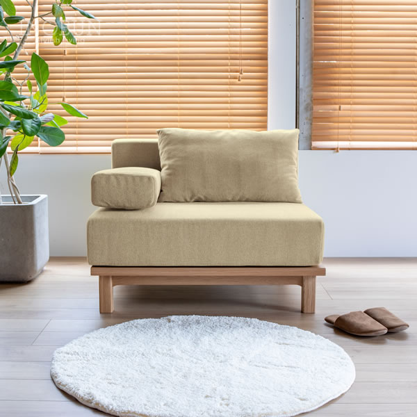 SIEVE(シーヴ) RECT.UNIT SOFA 1 seater レクトユニットソファ 1人掛け ベージュ SVE-SF013S BE｜イノブンオンラインショップ