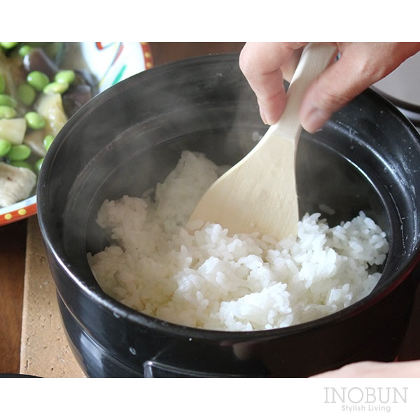かもしか道具店 ごはんの鍋 二号炊き 黒 日本製 ご結婚祝い 新生活 お祝い ギフト