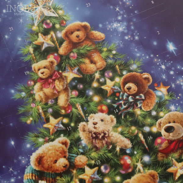 アドベントカレンダー クリスマスアート ツリー チョコレート チェコ製