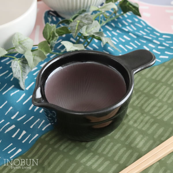 かもしか道具店 なっとうバチ 鉢 こぶり 黒 日本製