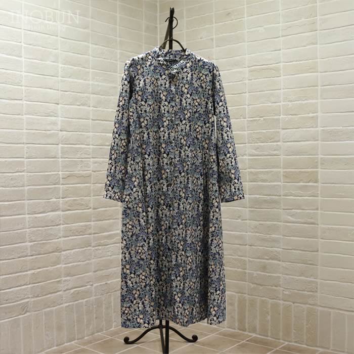 ジョニクロ様 Aラインパフスリーブワンピース リバティタナローン