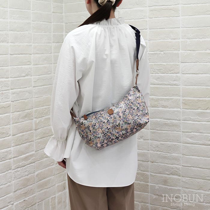 Coupole リバティ ショルダーバッグ 横型 Nell, Annie \u0026 May ネル、アニー＆メイ 日本製 PVCコーティング  LIBERTY クーポール
