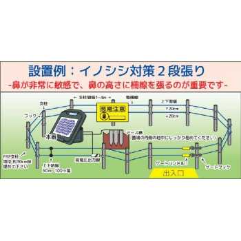 イノシシ対策 猪 シカ 電気柵 サル 猪1反セット(平地) 電牧 ネクスト