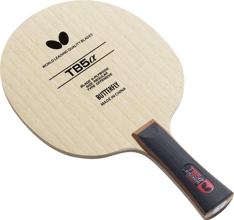 バタフライ(Butterfly) 卓球 ラケット 入門向け TB5アルファ シェークハンド 攻撃用 5枚合板 フレア 37001