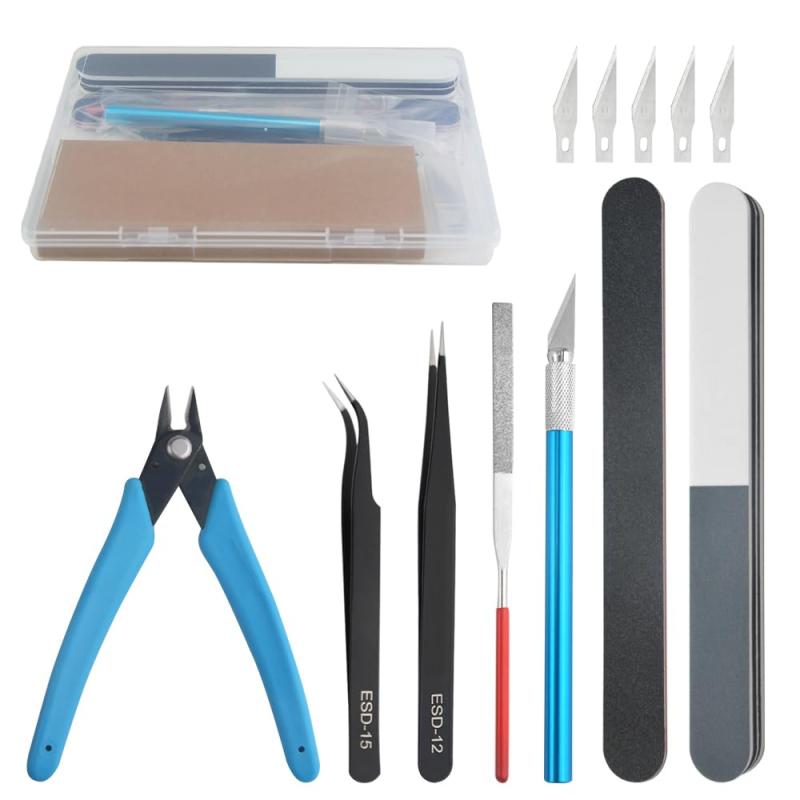 楽天市場】送料無料 プラモデル用工具 9点セット ツールセット 収納