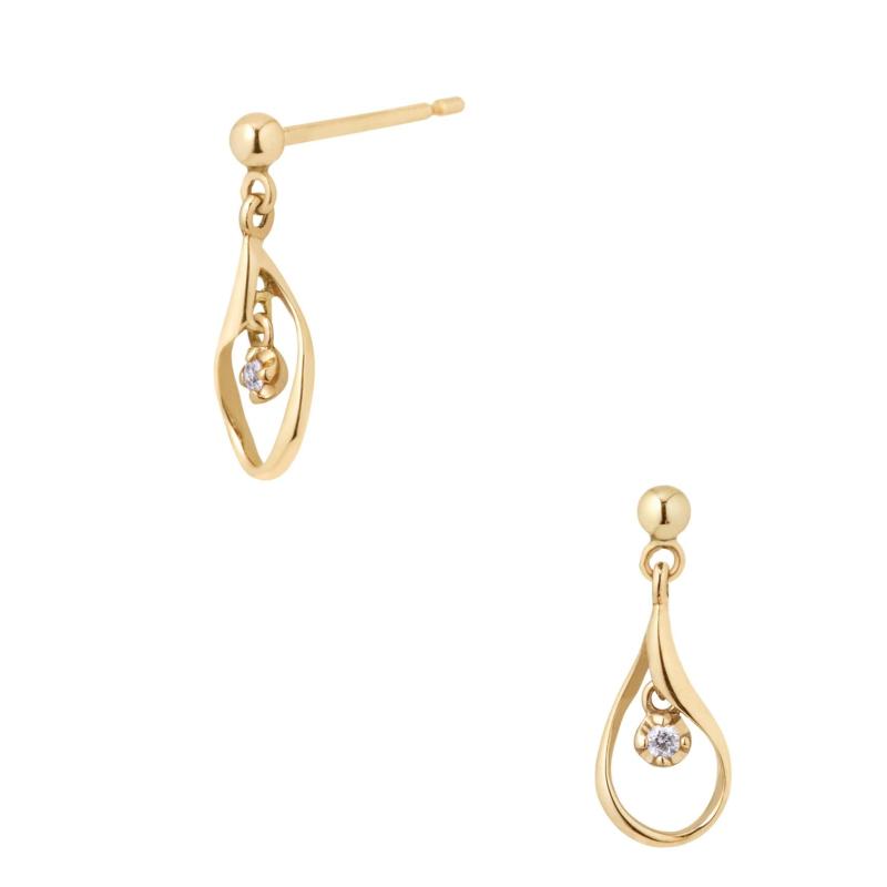 楽天市場】ヴァンドーム青山 ピアス バタフライピアス K10PG シェル