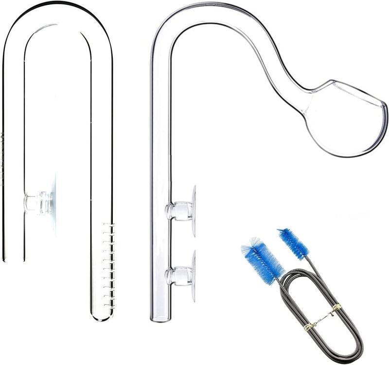 楽天市場】12/16 ホース 対応 水槽 ガラスパイプ セット 13mm リリィ型
