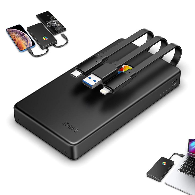 楽天市場】Apple mfi認証 2048GB 第二世代 iPhone 外付けHDD