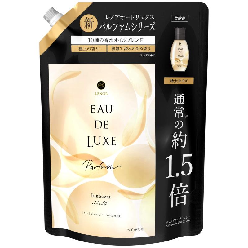 レノア オードリュクス スタイル イノセント つめかえ用 2.5倍 1010ml Amazon | レノア オードリュクス スタイル 柔軟剤 衣類の美容液