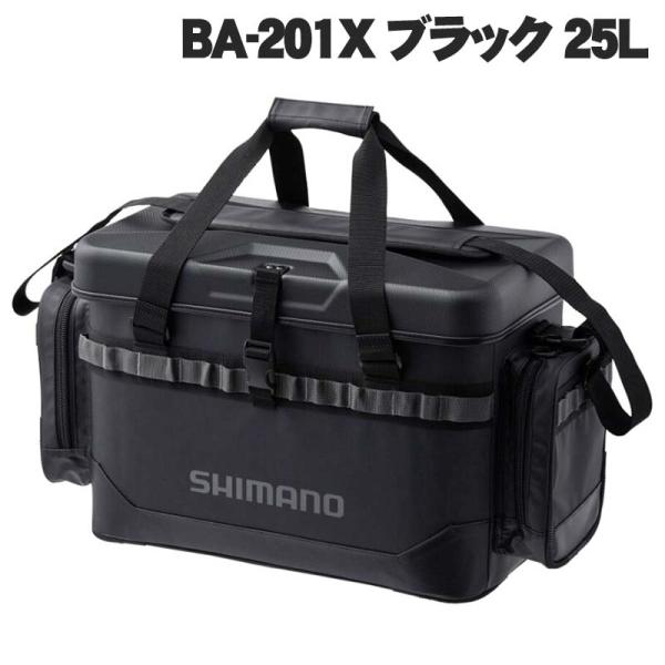 シマノ　ロックショア　タフタックルバッグ　BA-201X　25L　ブラック
